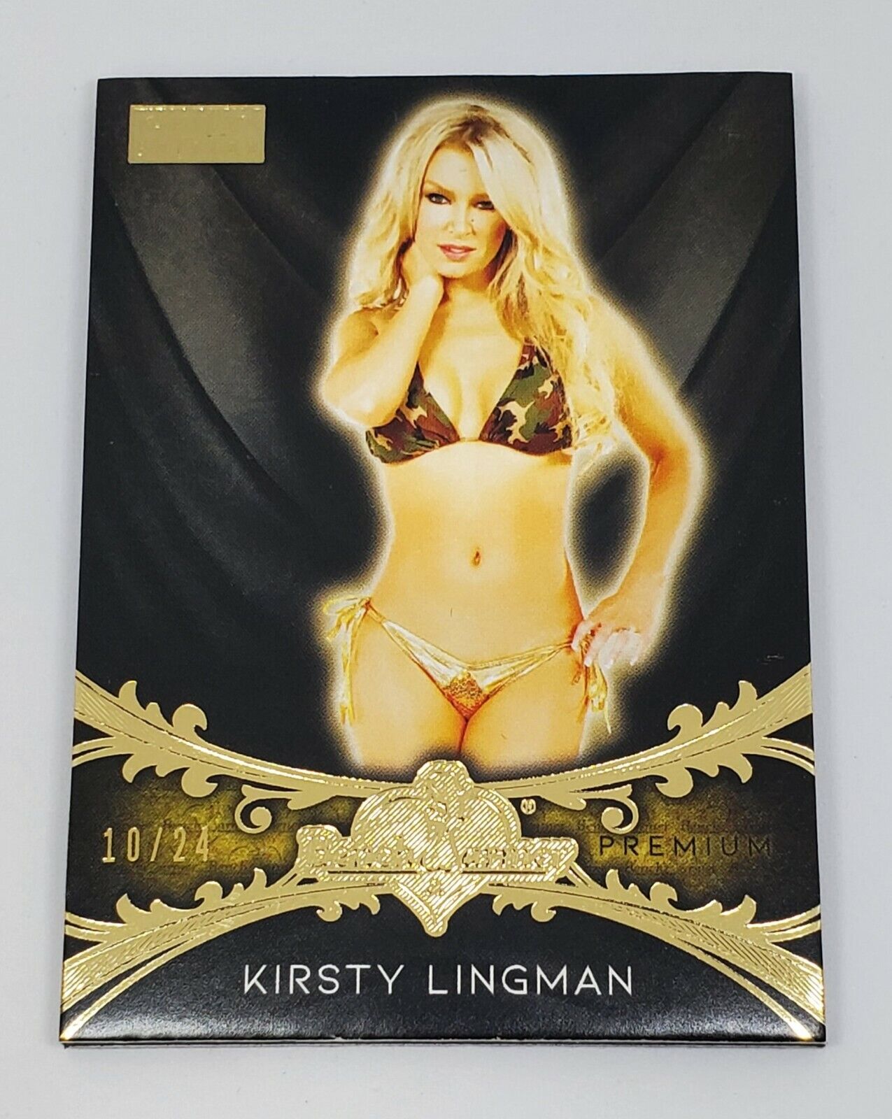 2021 Benchwarmer Gold Edition Premium Base Gold Foil #52 Kristy Lingman #10/24