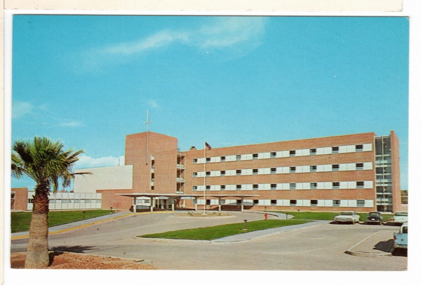 Vintage Chrome Dexter Press Postcard Tucson AZ Saint Joseph\'s Hospital-TT1