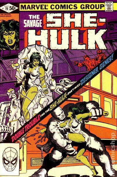 Savage She-Hulk #19 VG 1981 Stock Image Low Grade