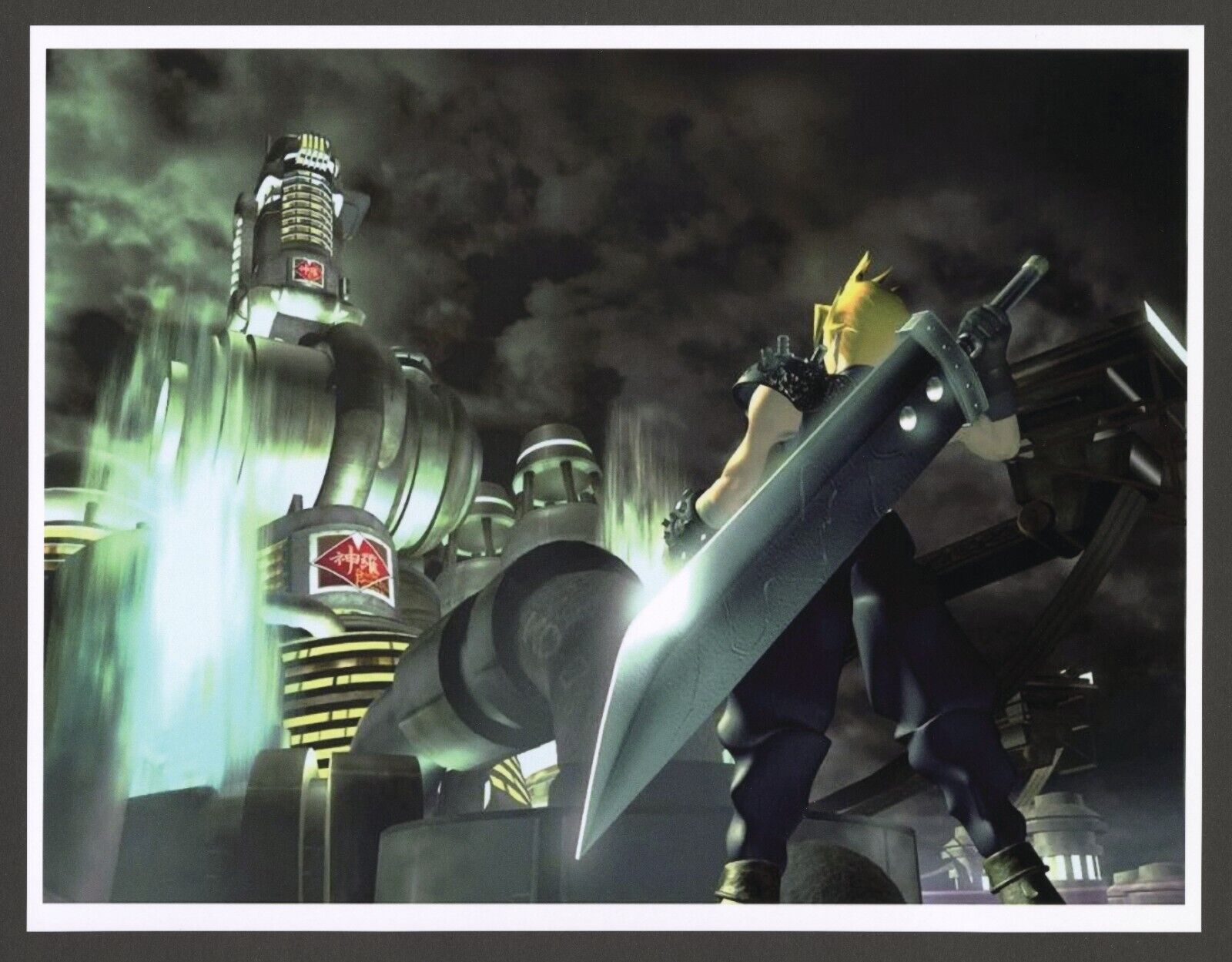 Final Fantasy VII 7 Playstation 1 PS1 PC Game Promo Ad Art Print Wall Poster (B)
