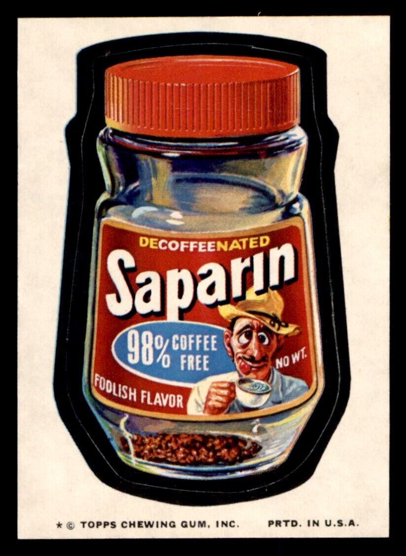 1974 Topps Wacky Packages Series 11 #23 Saparin Coffee NM/MT *d2
