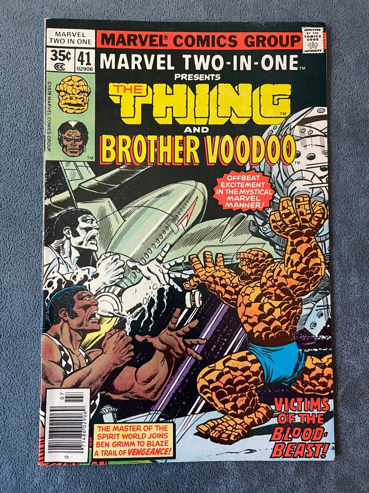 Marvel Two In One #41 1978 Marvel Comic Book Brother Voodoo Ron Wilson VF