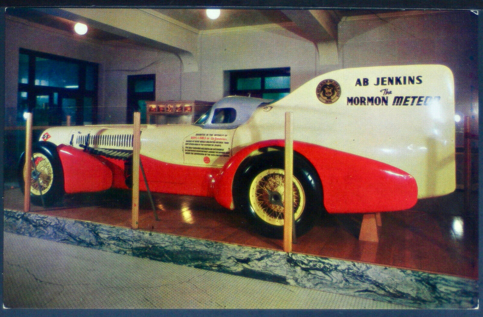AB Jenkins - The Mormon Meteor  750 Horsepower Racing Car  Utah    PC1454