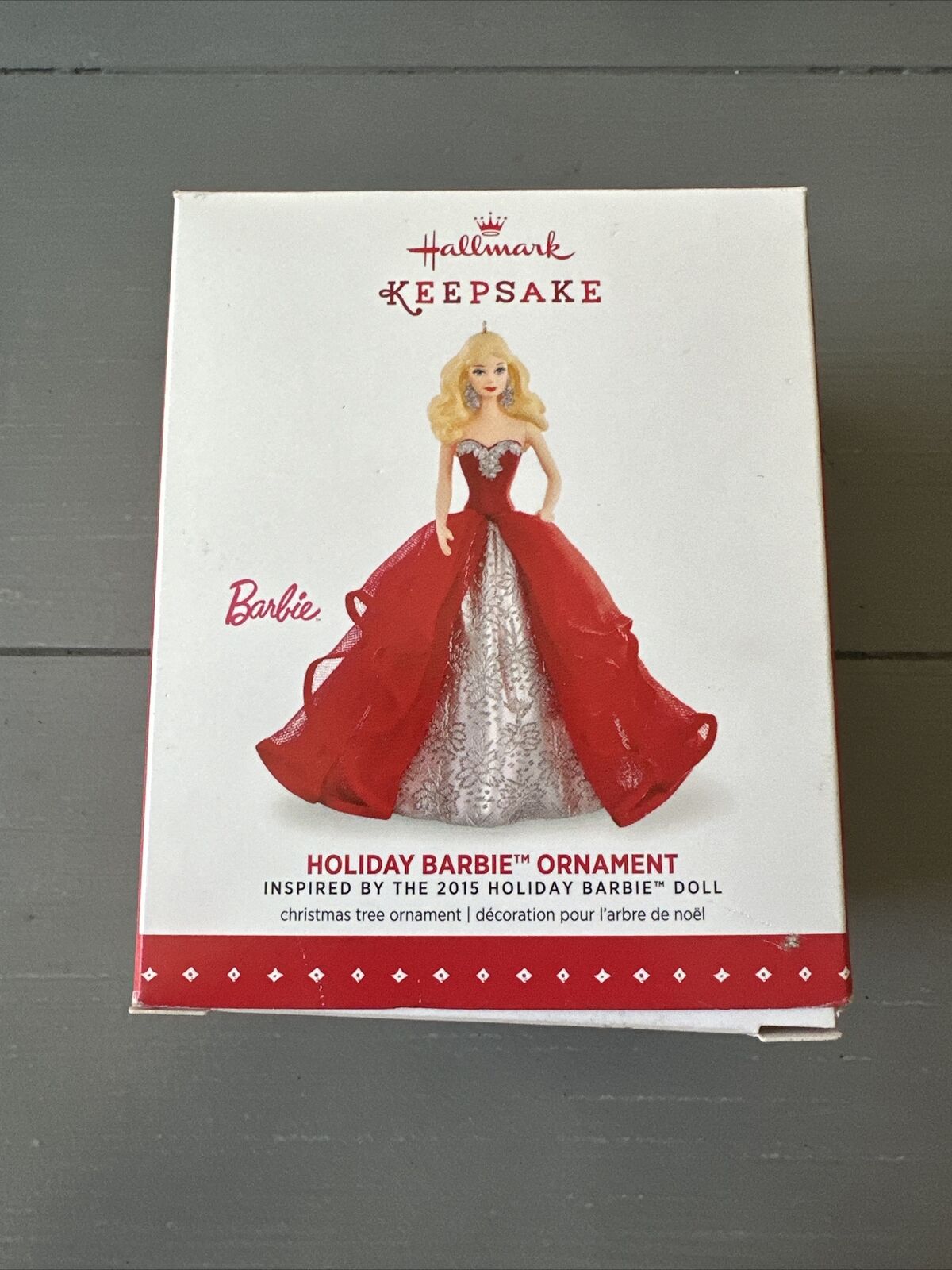 HALLMARK Keepsake 2015 Holiday Barbie Ornament 1st in Series