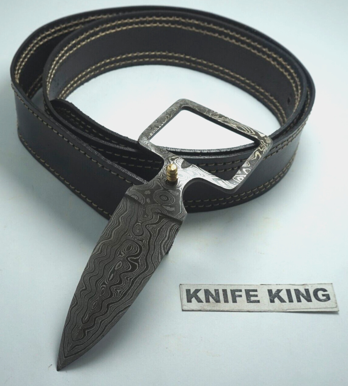 Custom made Knife king's Damascus Steel Outdoor knife, Survival Tool, EDC