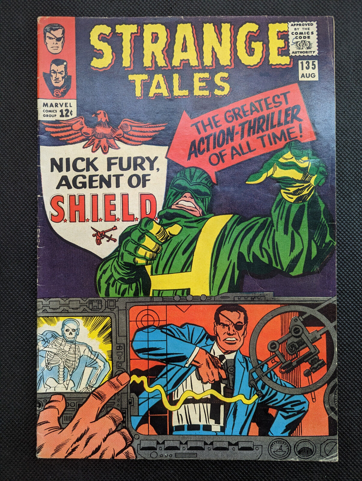 Strange Tales #135 (1965)  1st app HYDRA & SHIELD & NICK FURY as Agent of SHIELD