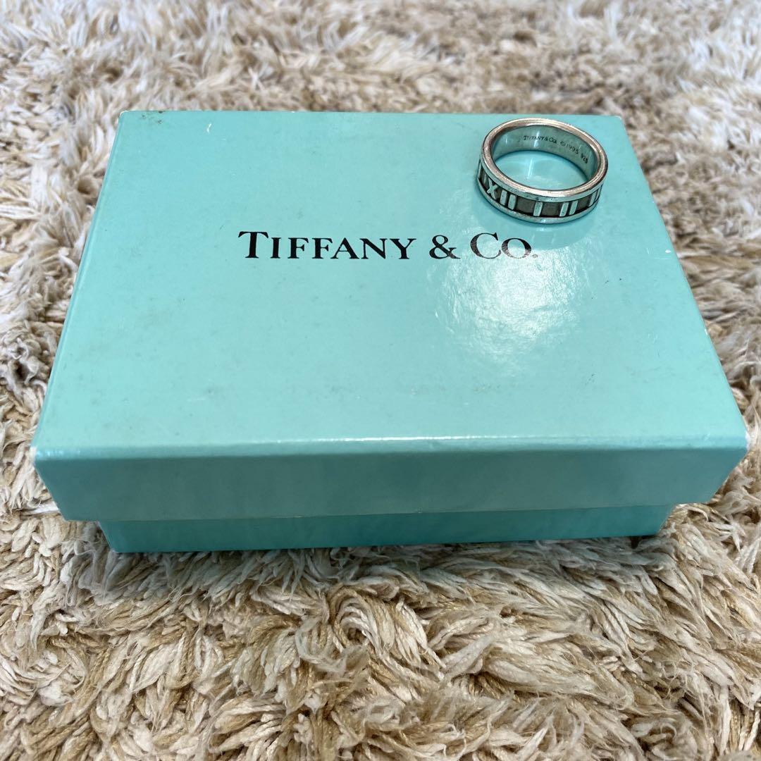 TIFFANY&Co. Atlas Ring Silver US Size 10.5 Good condition
