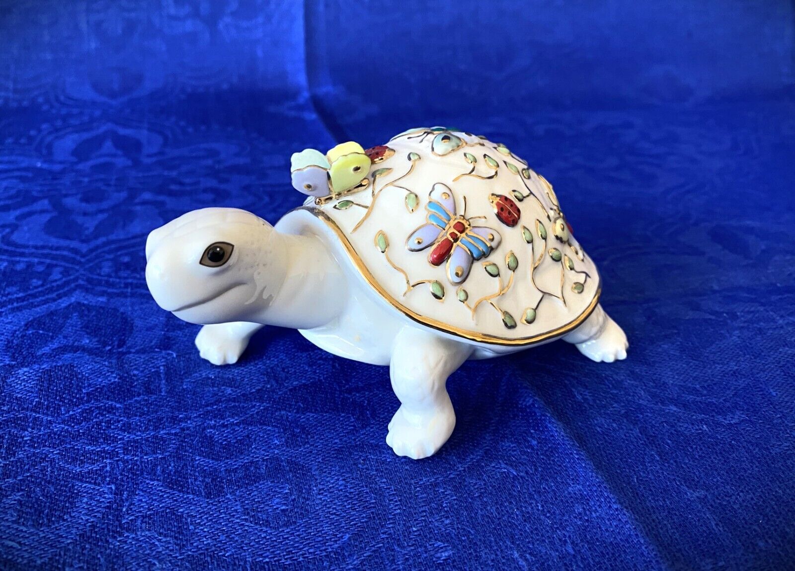 Lenox Summer Enchantment Turtle sculpture, porcelain