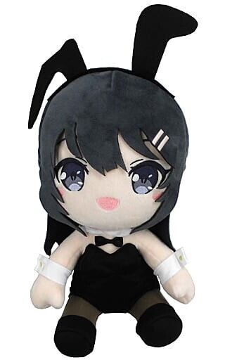 Sakurajima Mai BIG Plush Doll Bunny ver Smile Taito Japan import