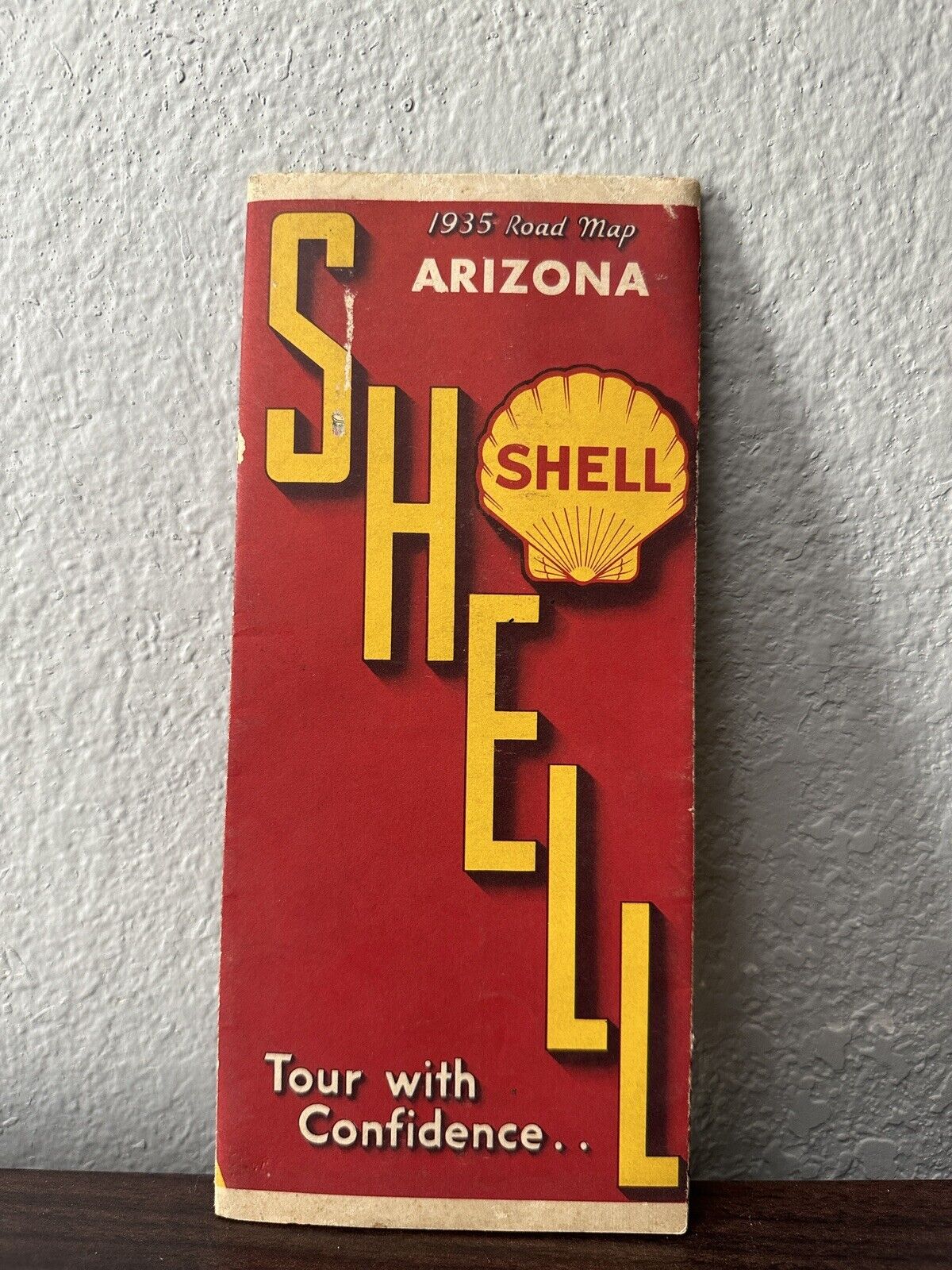1935 Shell Road Map: Arizona USED