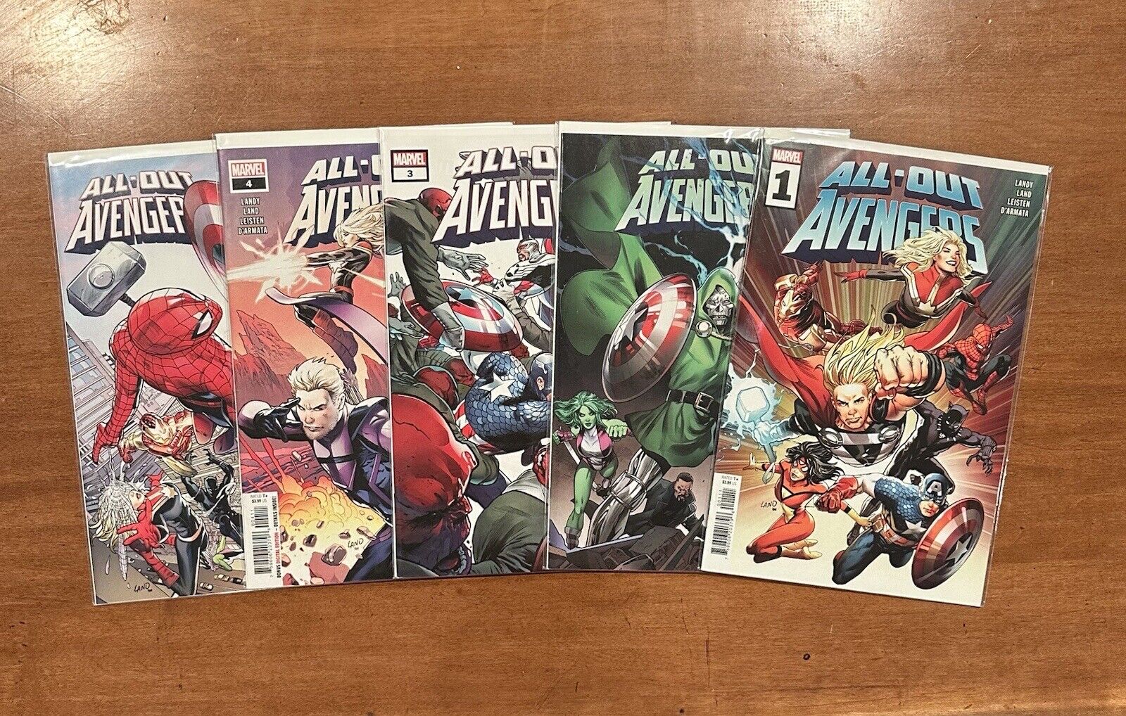 Marvel Comics: All-Out Avengers Vol. 1 (2022) #1-5 Complete Set