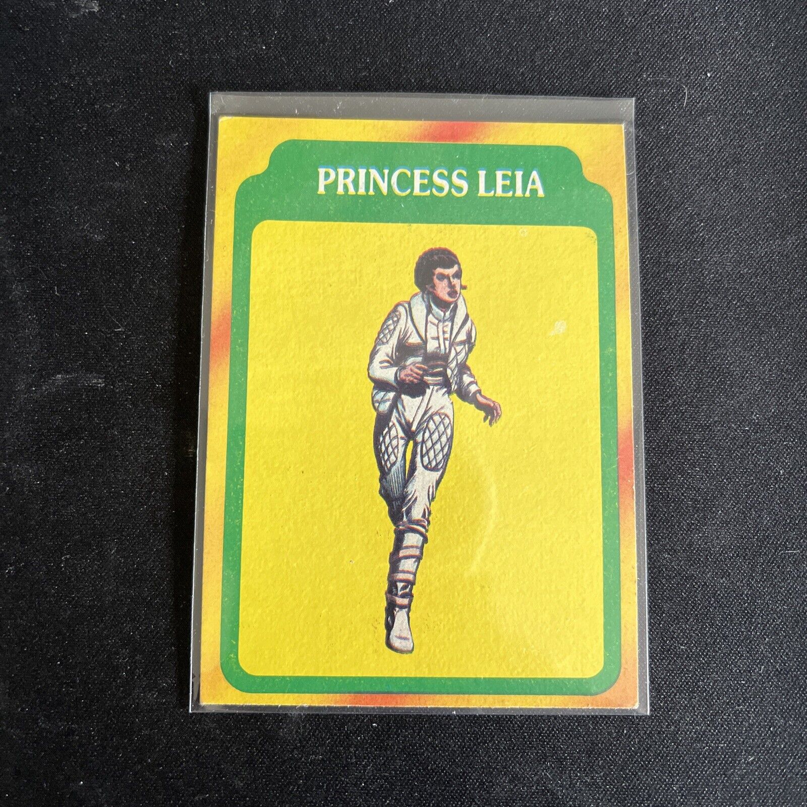 #267 Princess Leia 1980 Topps Star Wars V Empire Strikes Back Series 3 Yellow