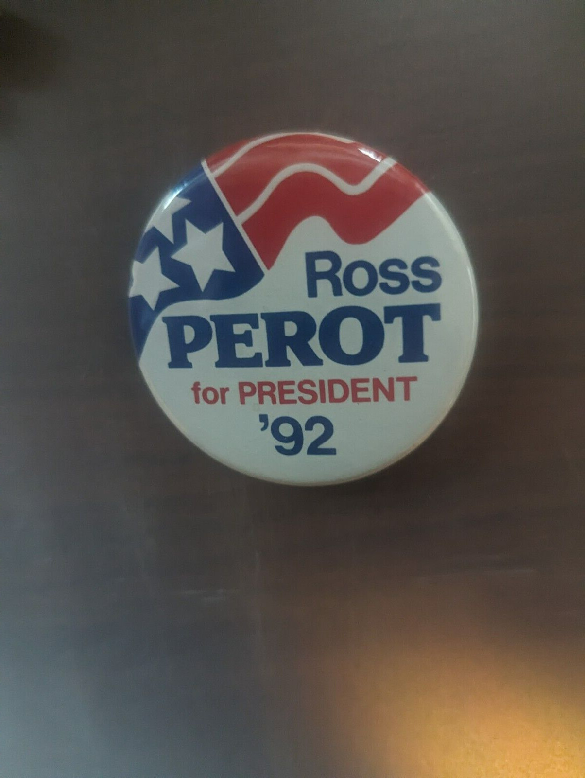 Vintage Ross Perot For President 1992 Campaign Button