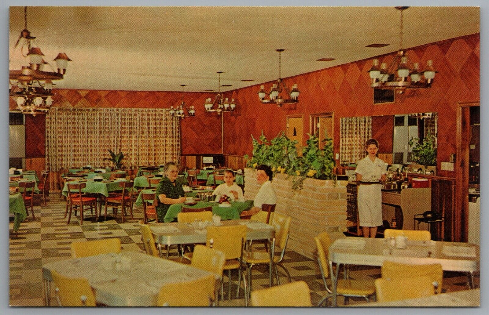 Glennville GA Red Steer Restaurant US Hwy 301 Roadside c1964 Postcard