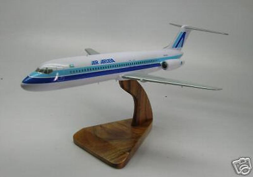 DC-9 Air Aruba Douglas DC9 Airplane Wood Model Large  New