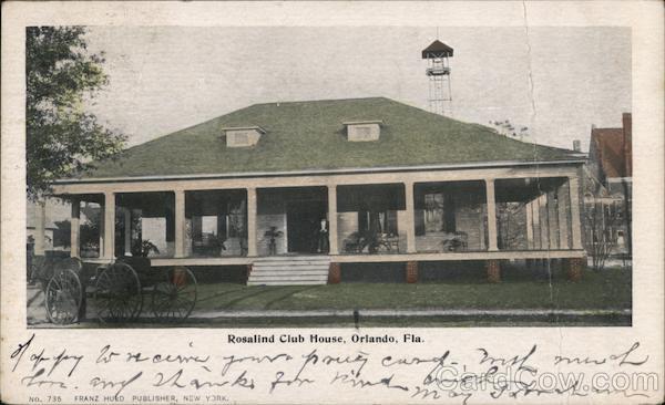 1906 Orlando,FL Rosalind Club House Orange County Florida Franz Huld Publisher