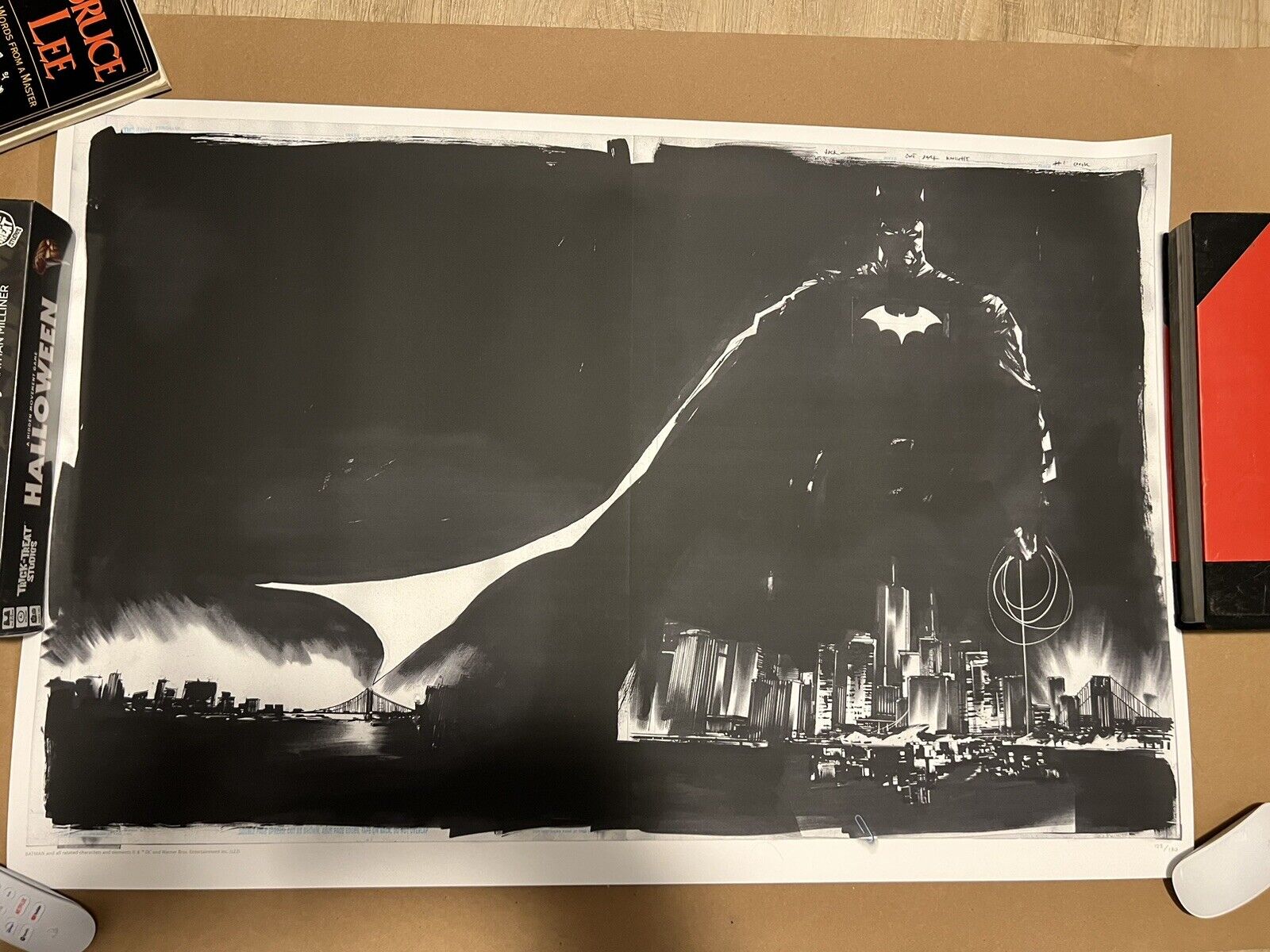 BATMAN ONE DARK KNIGHT Mondo Variant Poster JOCK sold out limited edition x/140