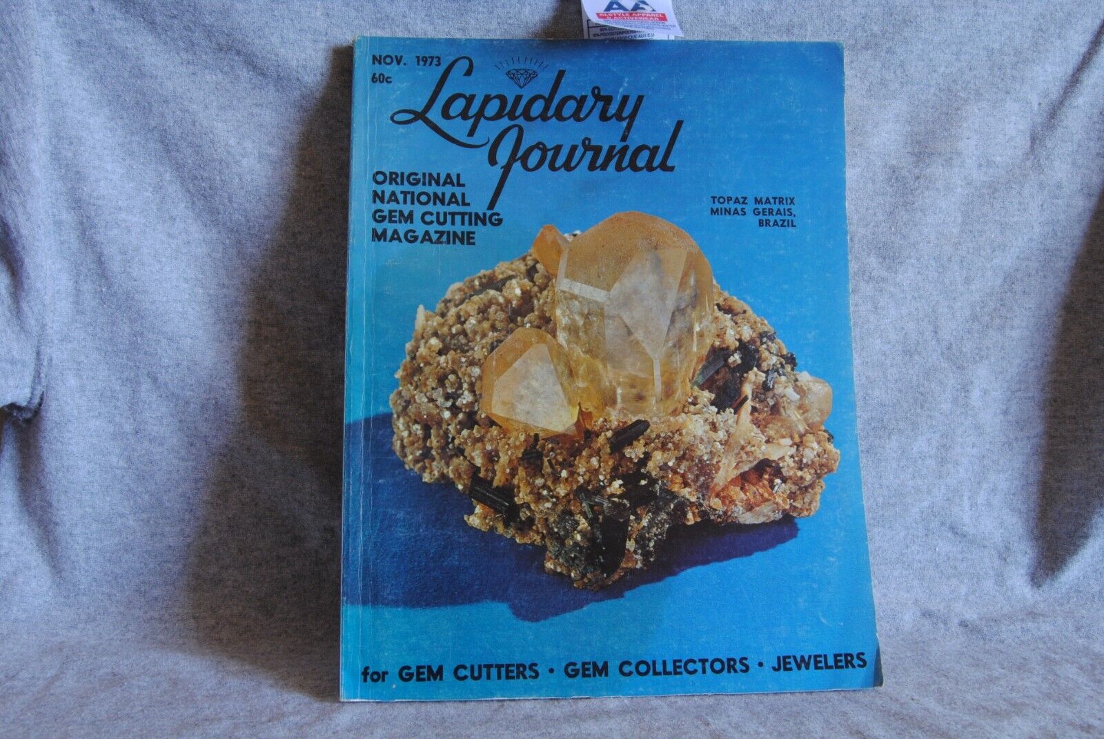 vintage lapidary magazine lapidary journal nov 1973