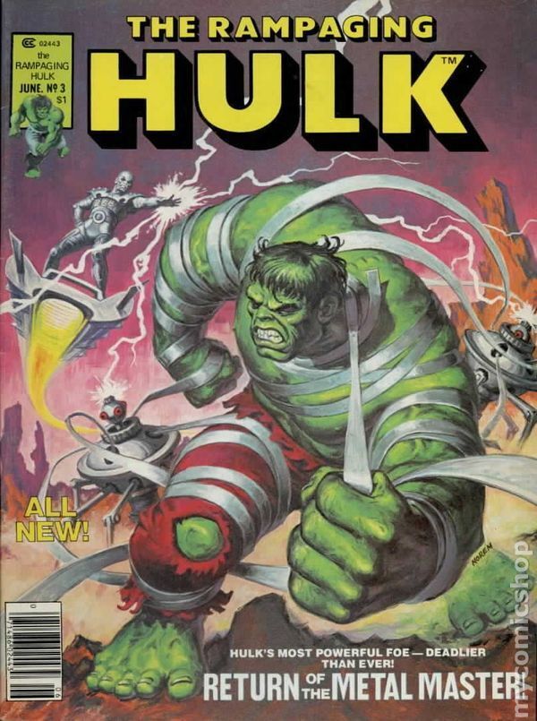 Rampaging Hulk #3 VG 1977 Stock Image