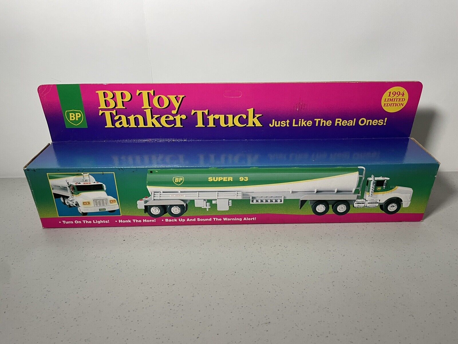 Limited Edition 1994 BP Toy Tanker Truck Super 93 (New In Box)
