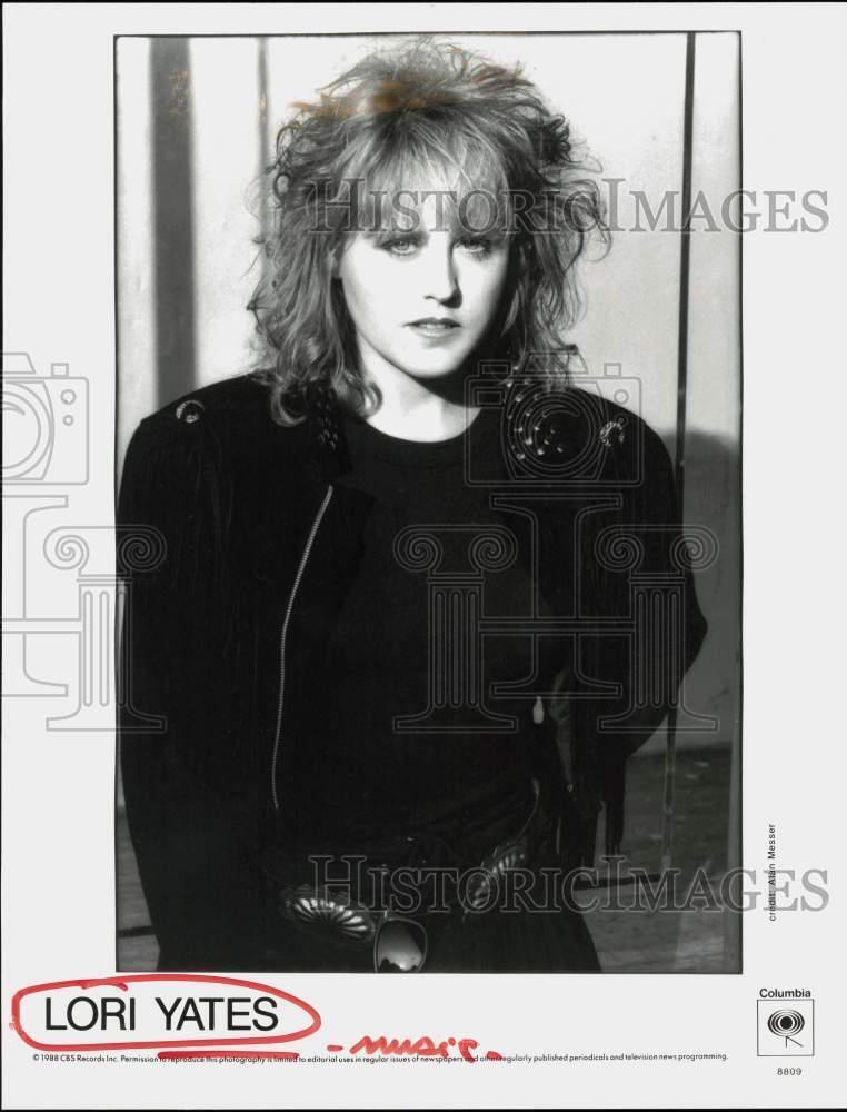 1989 Press Photo Musician Lori Yates - hcx54177