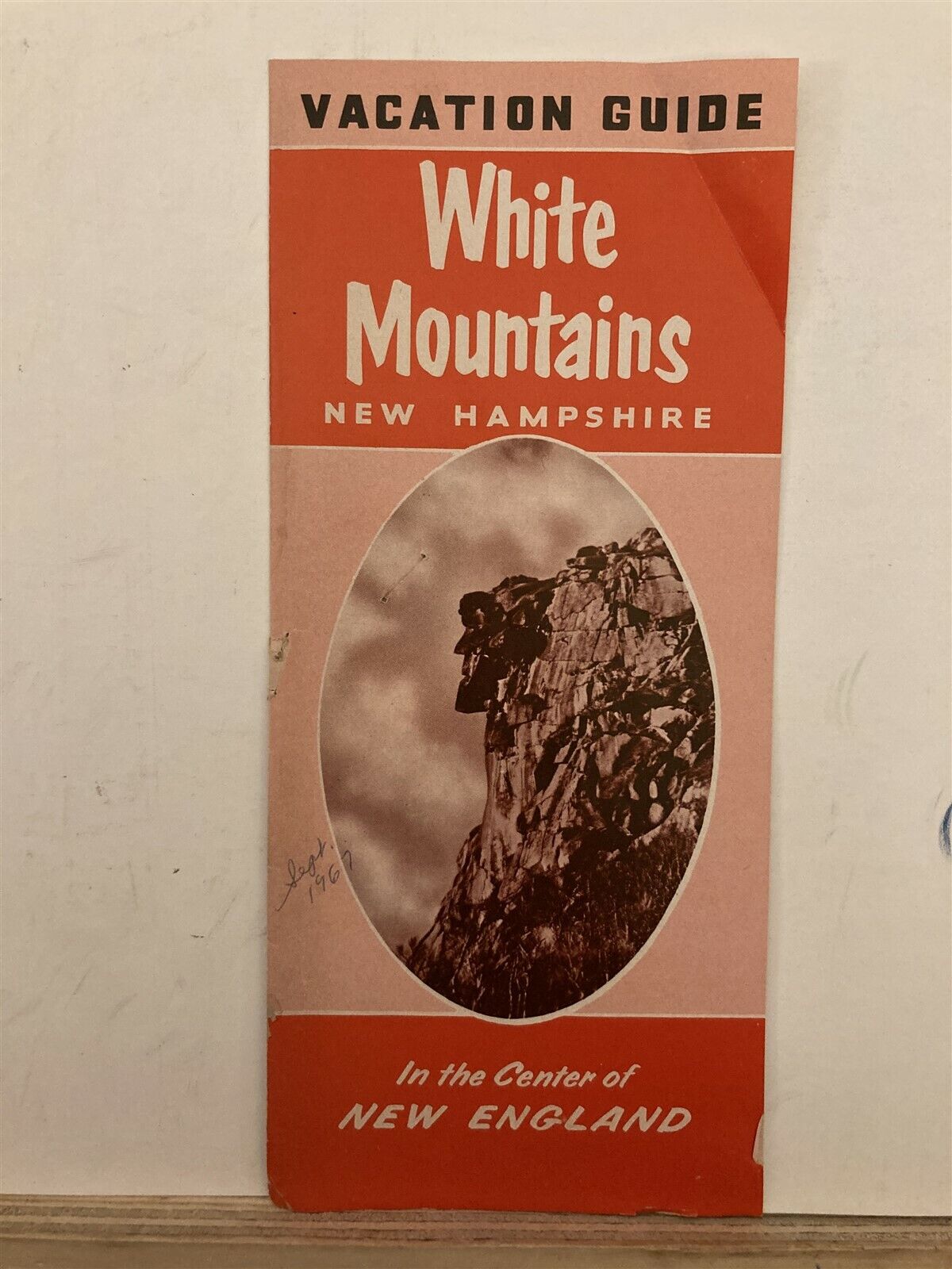 1969 White Mountains New Hampshire NH Travel Brochure Guide Vtg