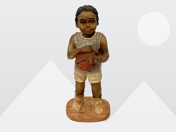FMY Vintage Resin African American Youth Various Sport Figurines Choice of 4