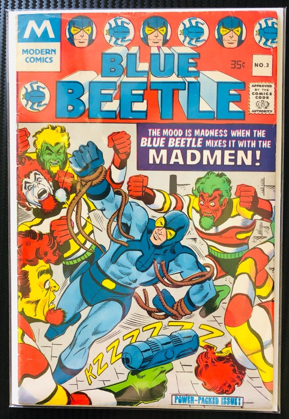 Blue Beetle #3 1977 Modern Comics Early Blue Beetle ; Steve Ditko story and art