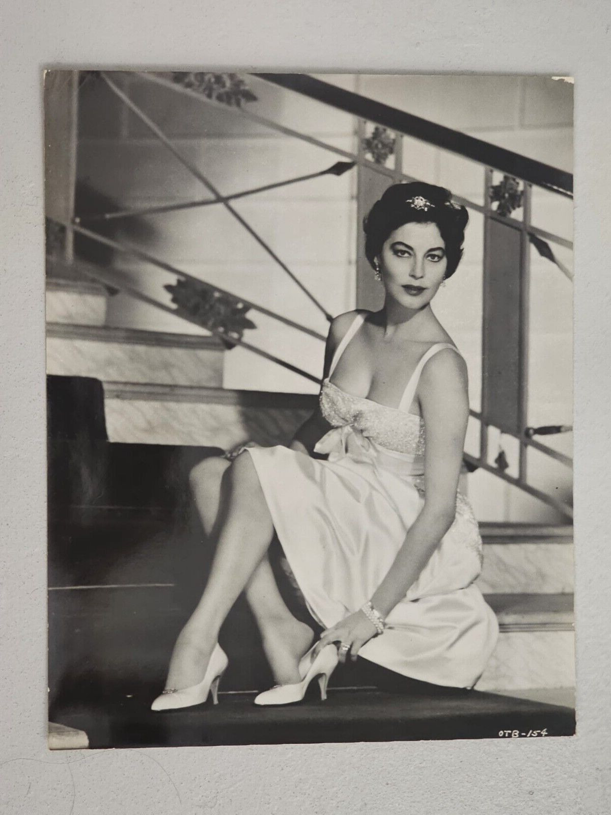 HOLLYWOOD AVA GARDNER ALLURING POSE 1959 STUNNING PORTRAIT PHOTO Oversize XXL