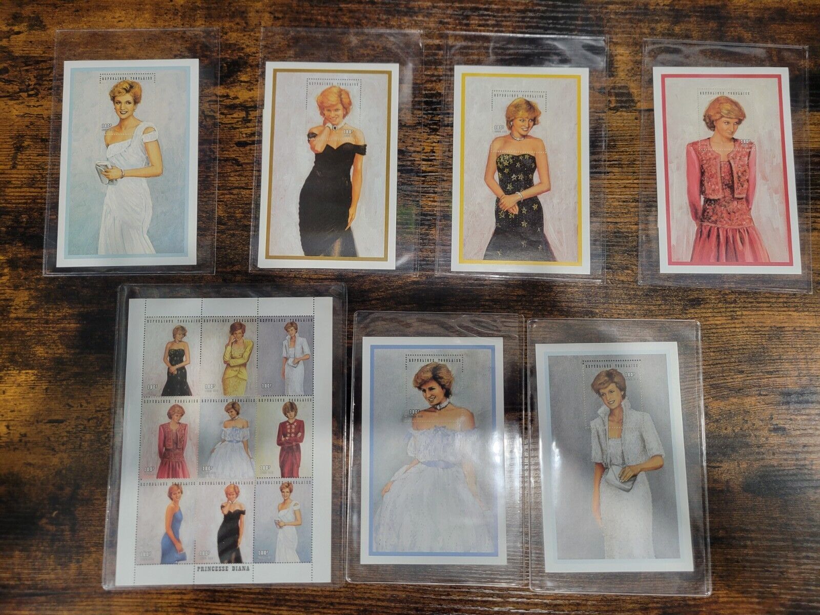 PRINCESS DIANA International Collectors Society Limited Edition Stamp LOT