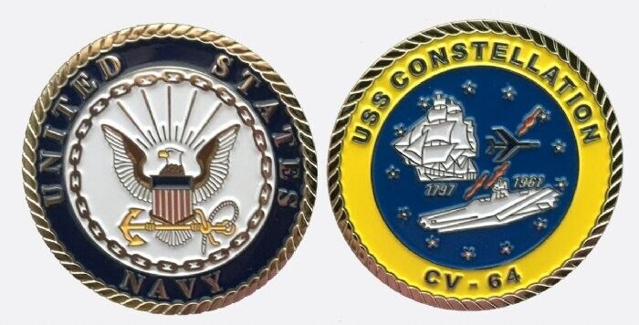 USS Constellation CV-64 Challenge Coin (Enlisted Version)