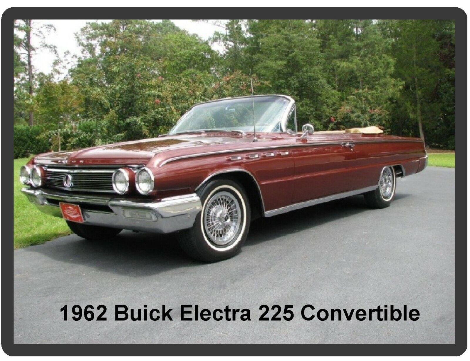 1962 Buick Electra 225 Convertible Refrigerator / Tool Box  Magnet