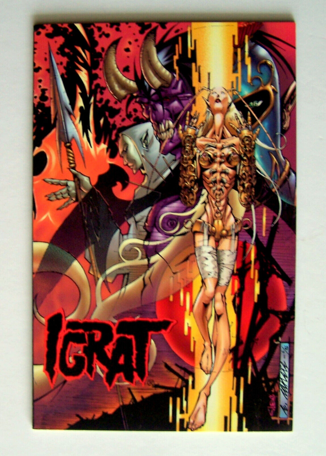 IGRAT ASSASSIN OF HELL - by VEROTIK – 1996-Trade Paper Back TPB - Excellent Cond