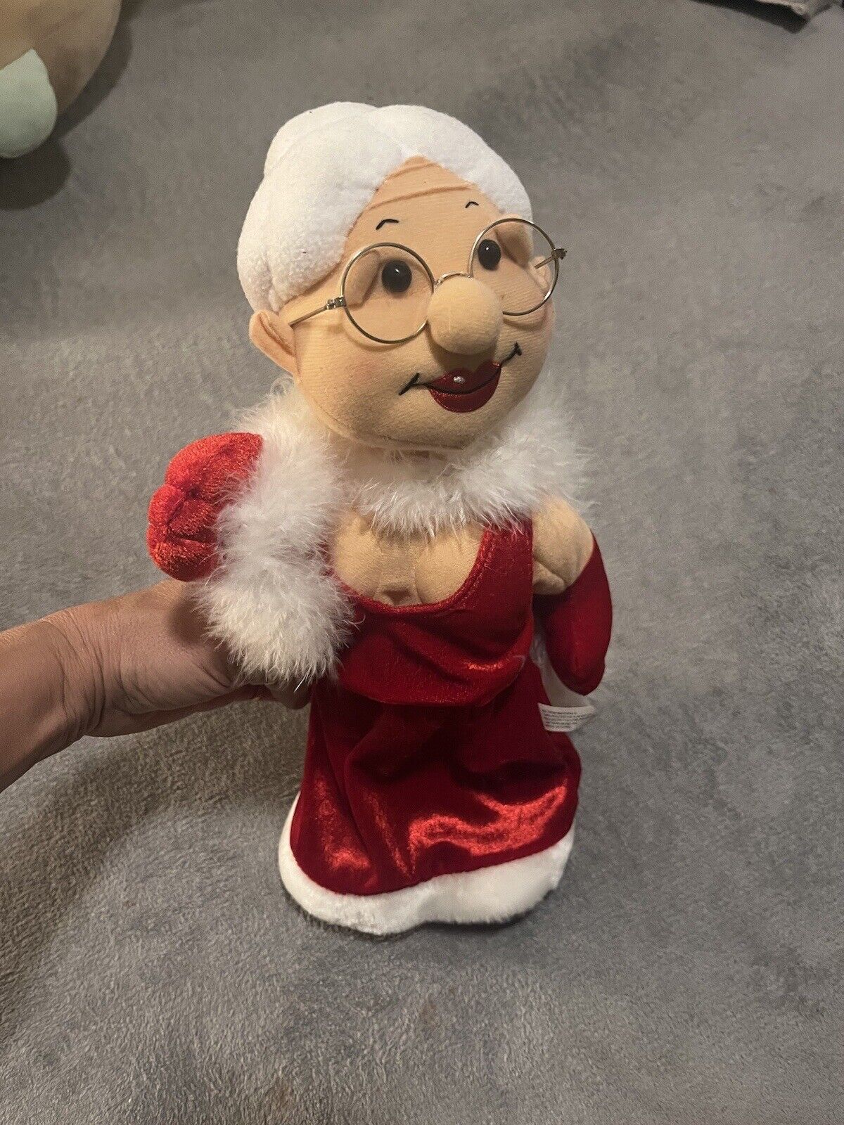 Sexy Mrs. Claus Dancing Singing Animated Plays “ Santa Baby” Tested And Works