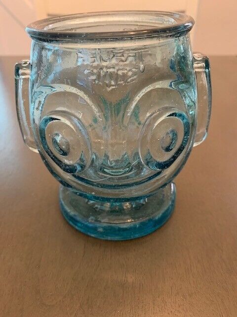 Disneyland Trader Sam's Enchanted Tiki Bar Glass Mug Hippo Hippopotomai Tai 5” B