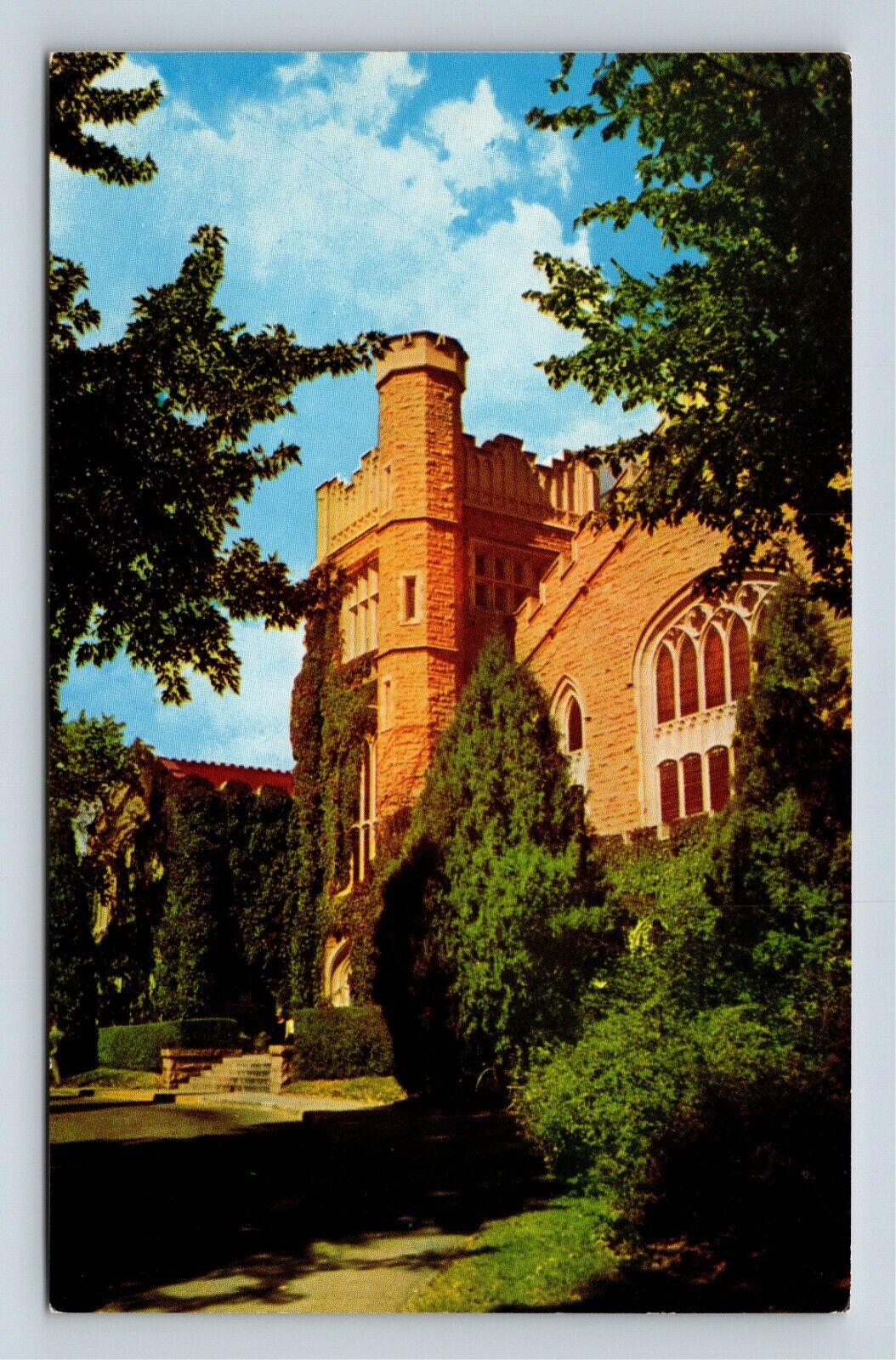 Boulder CO, University, Mackey Auditorium, Concert, Colorado Vintage Postcard