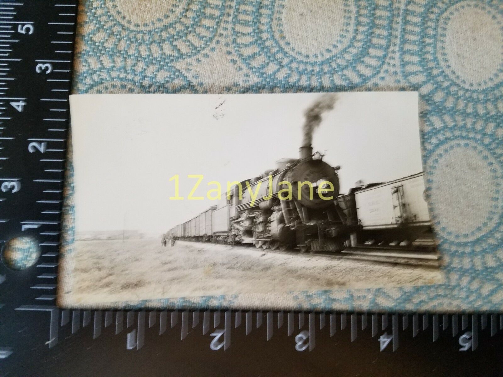 A515 VINTAGE TRAIN ENGINE PHOTO Railroad FRISCO LINES SAN FRANCISCO, 1940