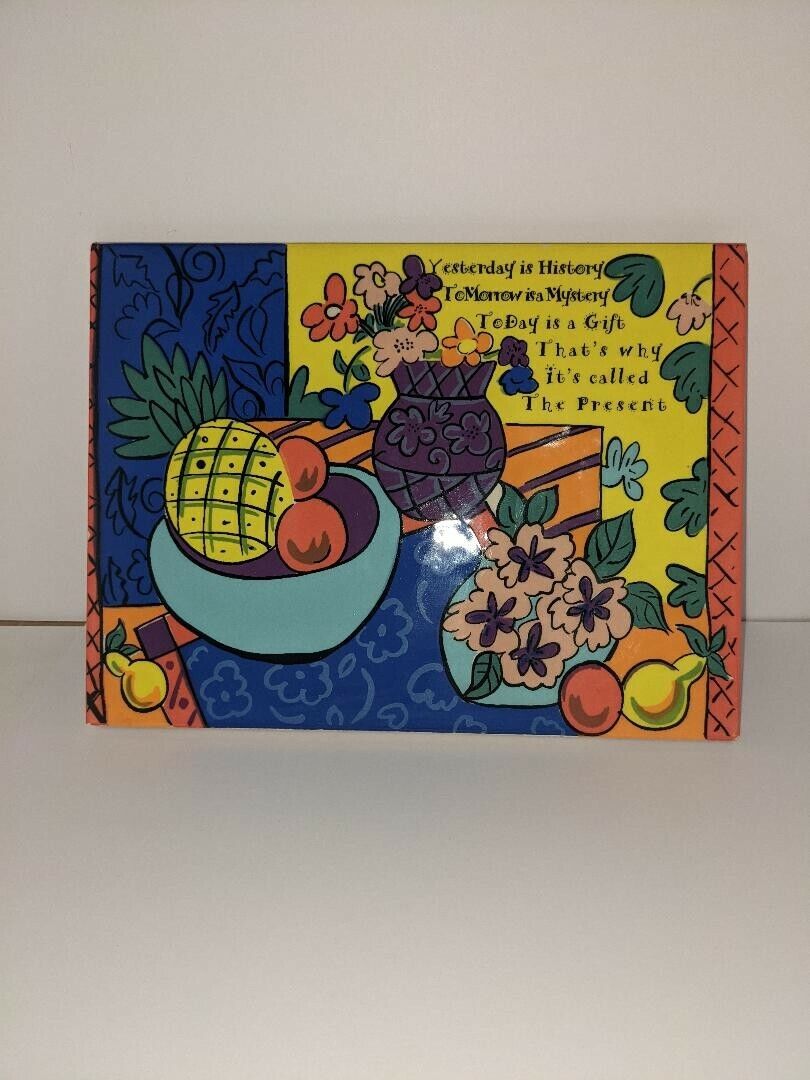 Fiona Collins Ceramic Tile Trivet (Yesterday is history)
