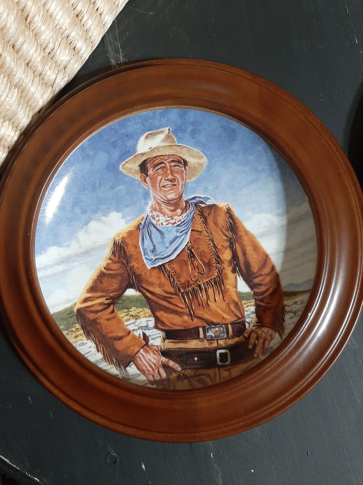 John Wayne Franklin Mint Heirloom Limited Edition Plates