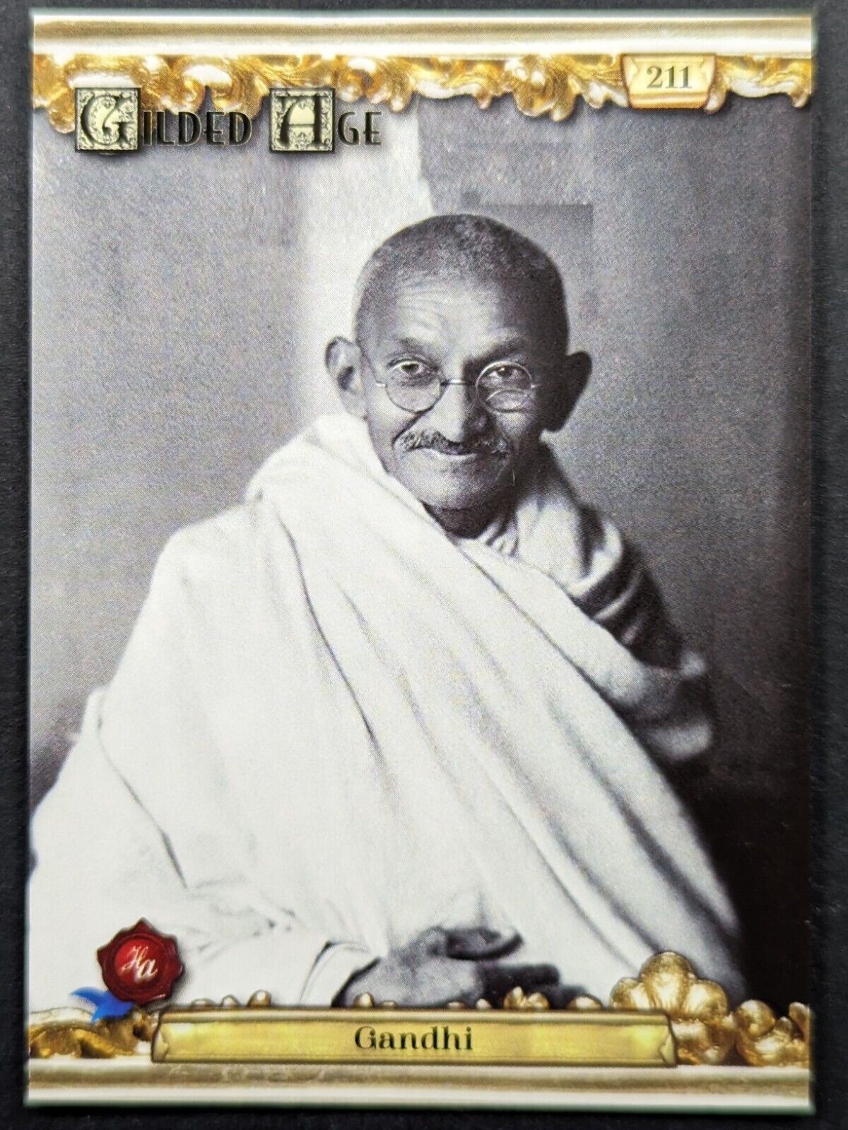 Mohandas Gandhi Political Leader 2022 History\'s Gilded Age Card #211 (NM)