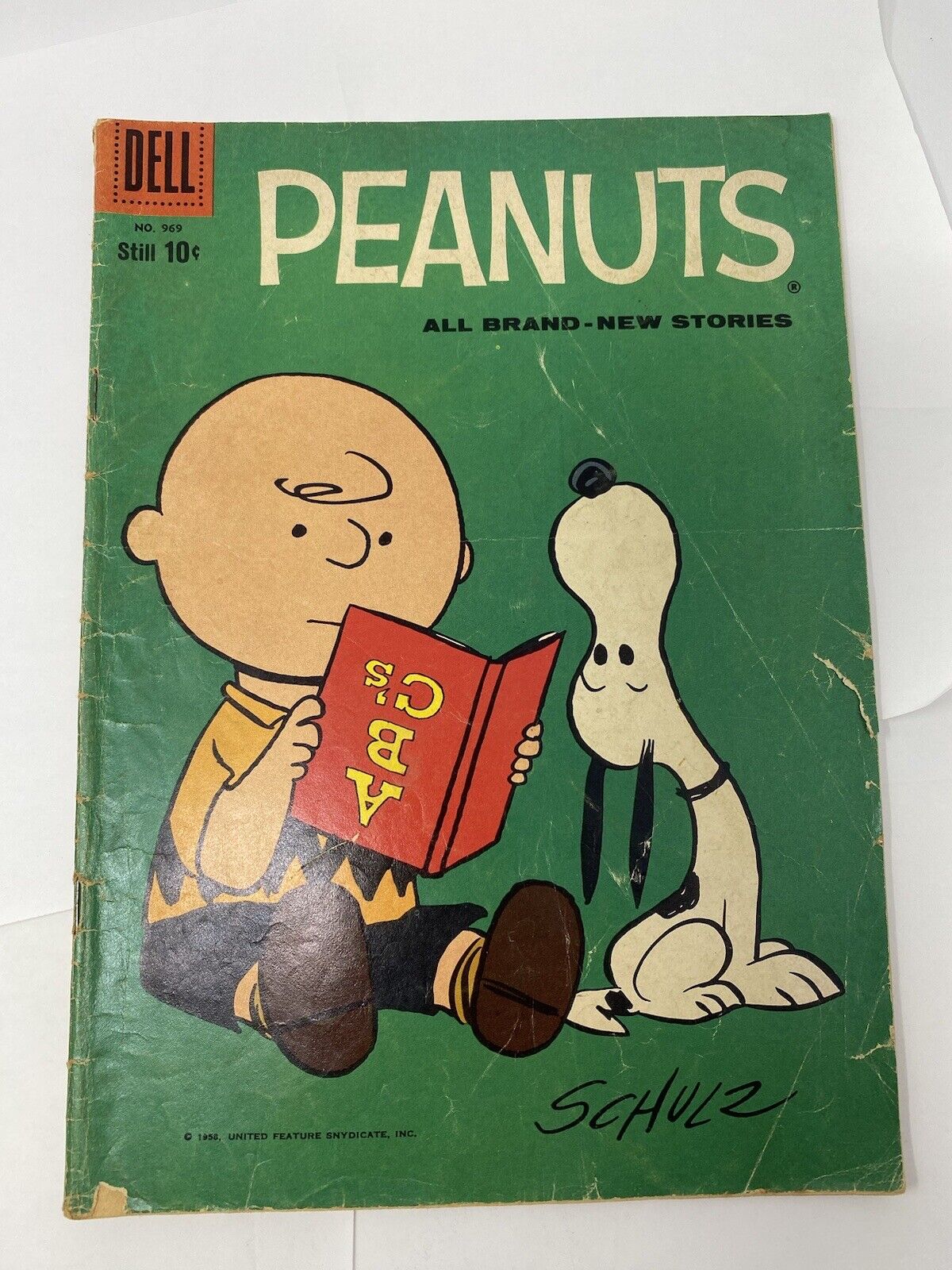 Dell Comics 969 Peanuts #2 G Silver Age