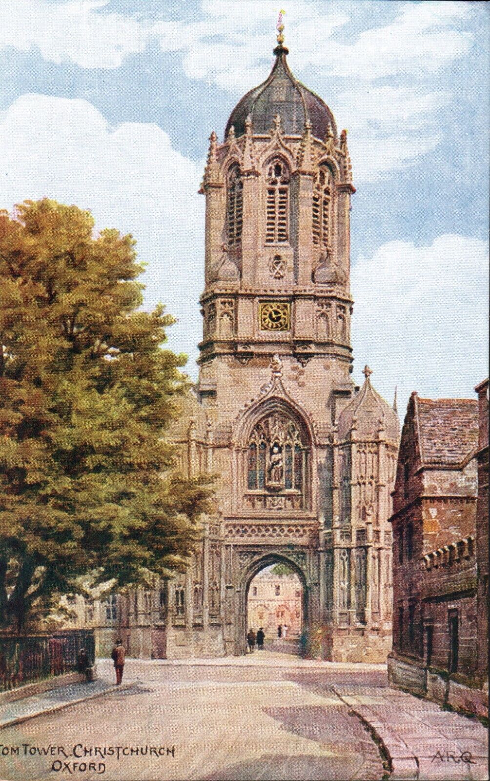 postcard Tom Tower Christ Church
