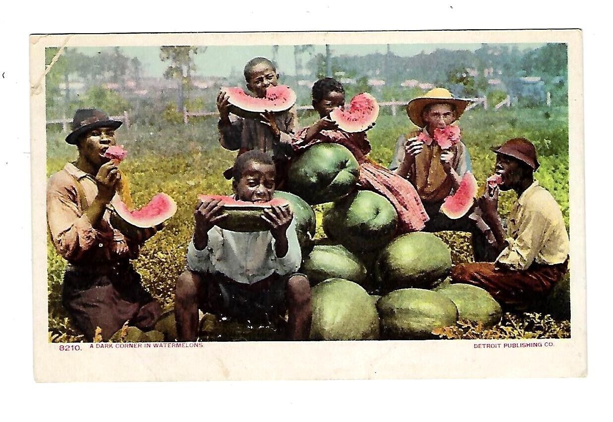 c1910 Postcard a Group of Men On a Break Eating Lunch