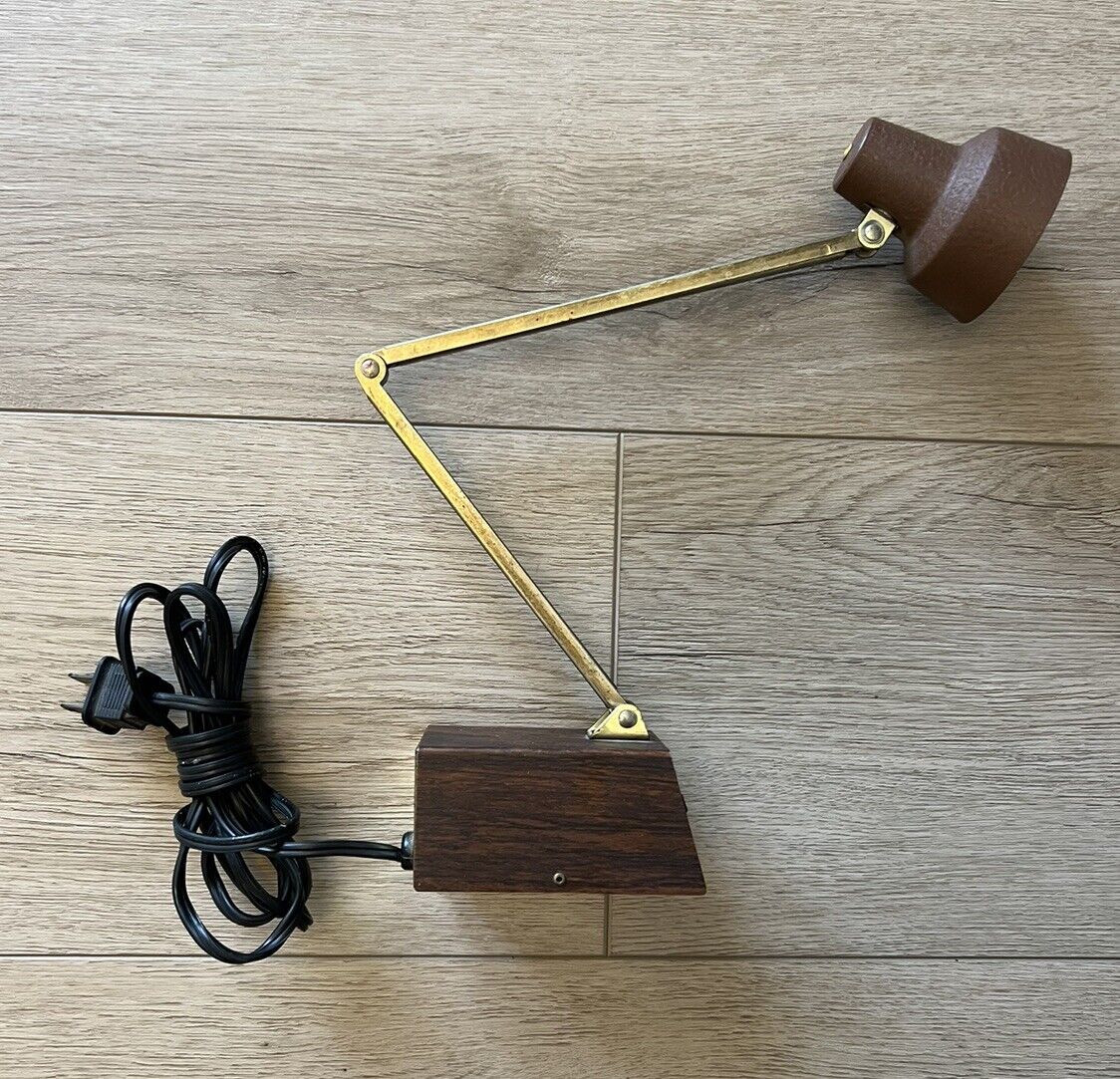 Vintage Tensor Diax Desk Lamp Model USA Made Working MCM Midcentury Modern
