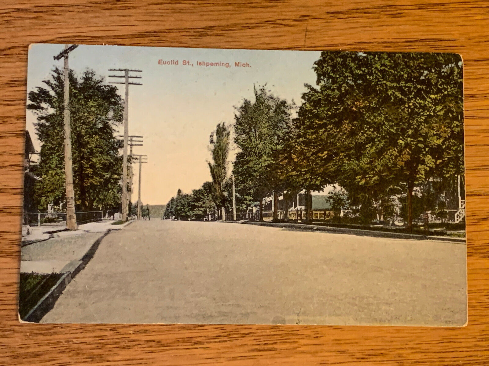 Michigan, MI, Ishpeming, Euclid Street, ca 1905