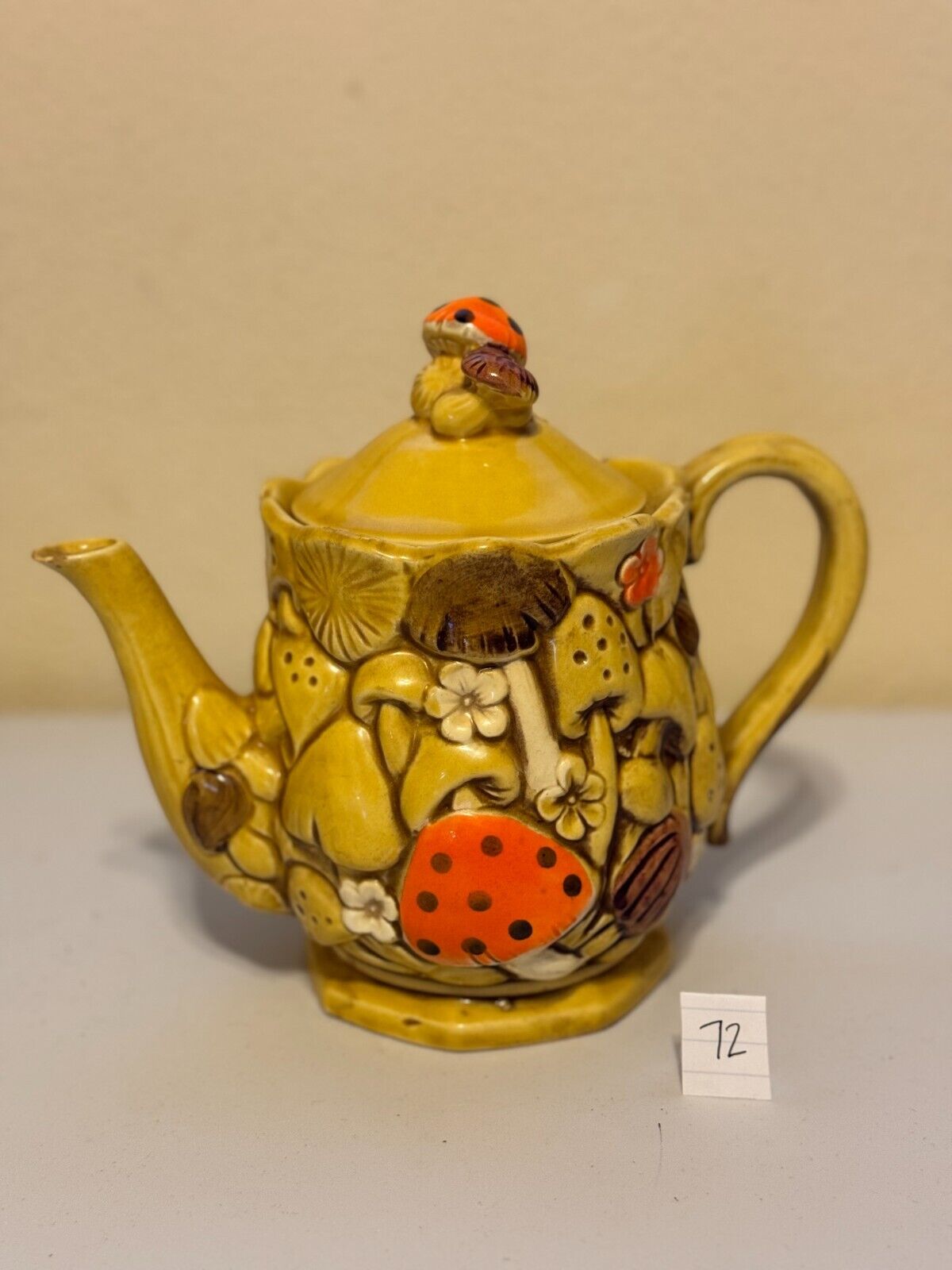 Vintage Fred Roberts Co. Mushroom Teapot