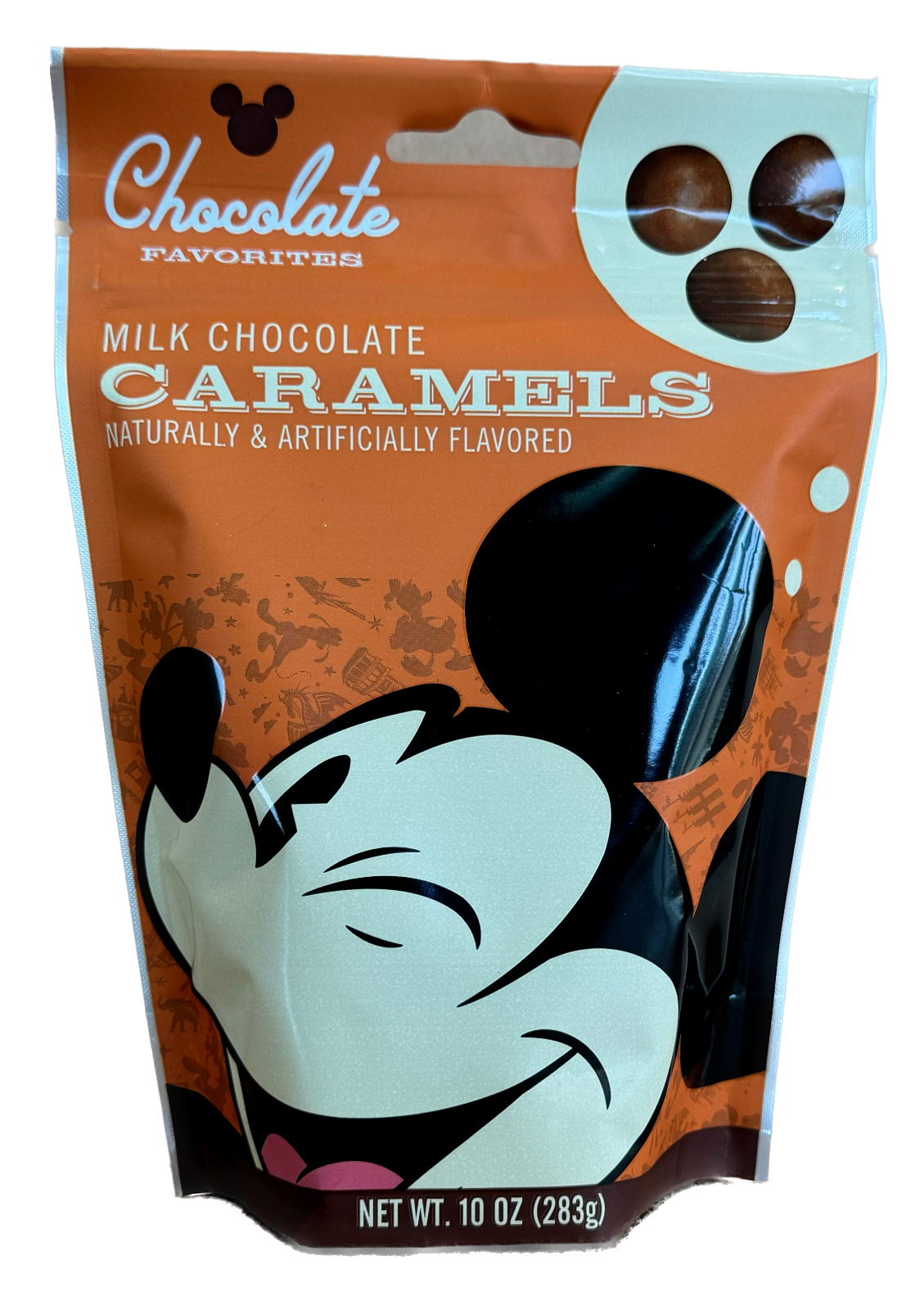 Disney Parks Chocolate Favorites Milk Chocolate Covered Caramels 10oz Bag