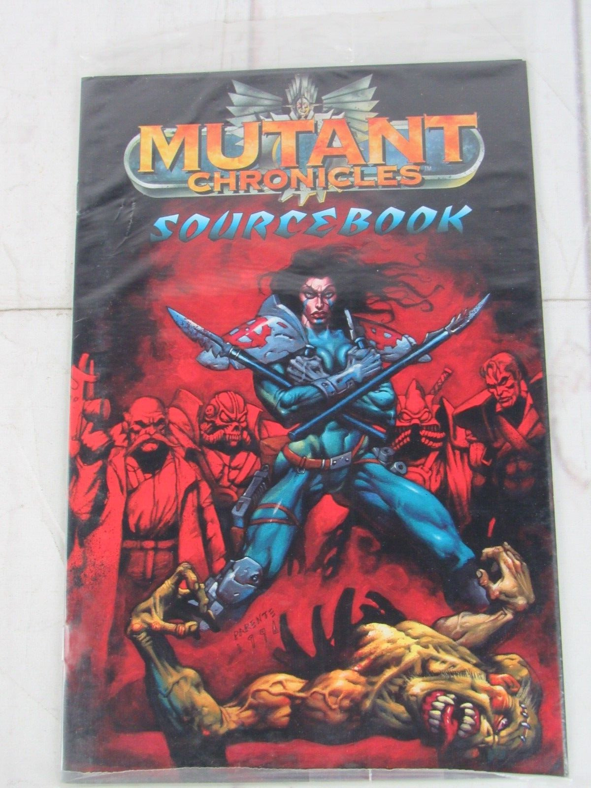 Mutant Chronicles Sourcebook #1 Sept. 1996 Acclaim Comics Wolfe in the Heat