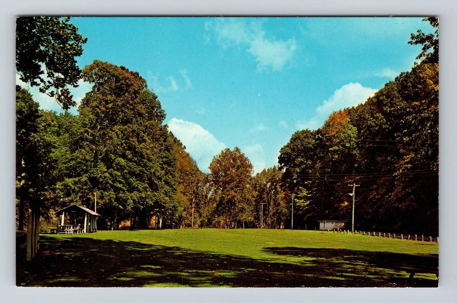 Lodi OH-Ohio, Municipal Park, Antique, Vintage Souvenir Postcard