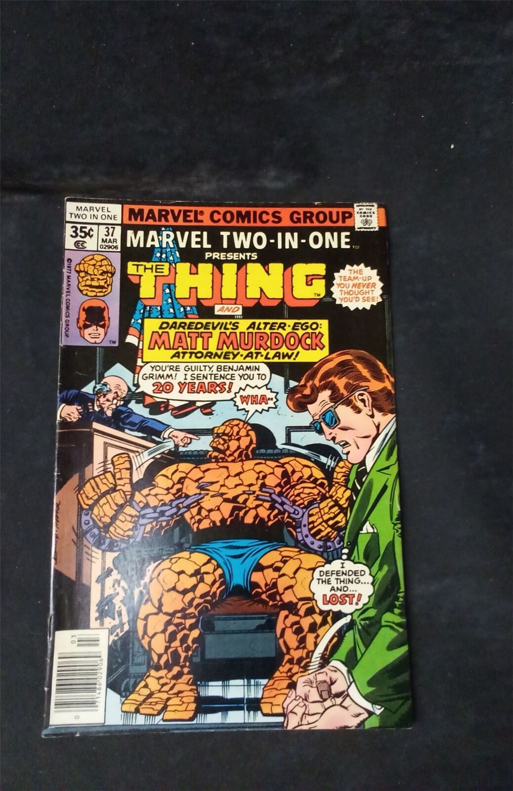 Marvel Two In One #37  Comic Book 